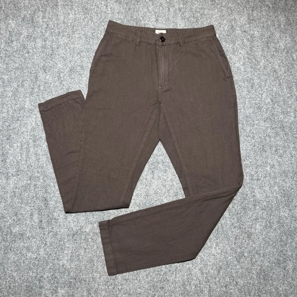Flint And Tinder Athletic Fit Tapered Leg Cotton Linen Pants Men 30×31 Tag 28